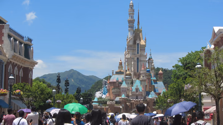 2024년 8월 홍콩 디즈니랜드 Castle of Magical Dreams 낮 풍경