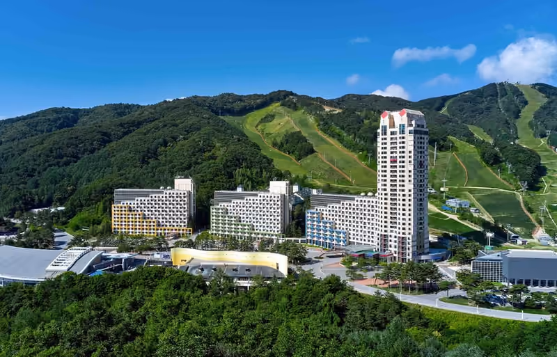 휘닉스 평창 리조트 전경